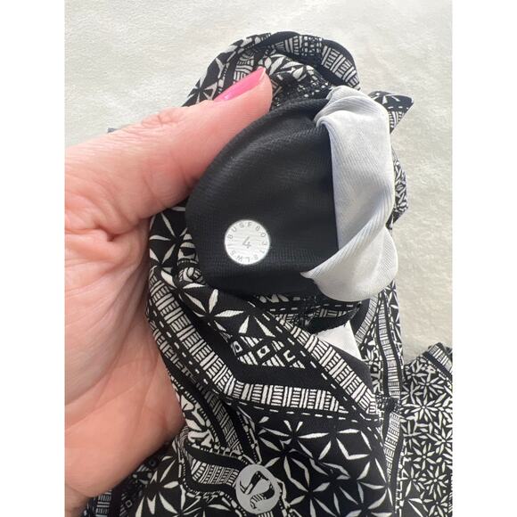 Lululemon Athletica Wunder Under Hi Rise Tight Inked Ice Grey Rose Black Legging - Picture 6 of 9